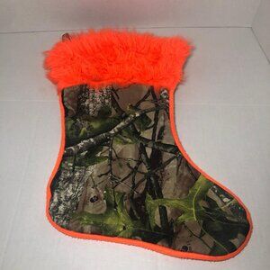 Hunting Camouflage Camo Army Hanging Christmas Stocking Fusion 3D